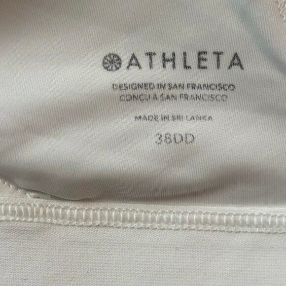 Athleta Size 38DD Invincible Bra Sports Athletic White - Picture 5 of 6